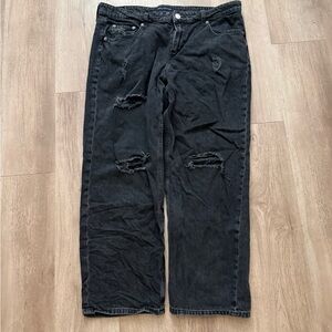 Aeropostale, baggy, distressed jeans